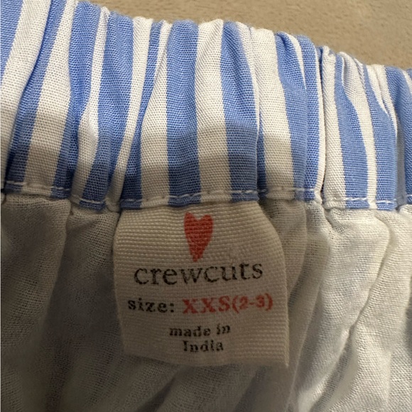 J. Crew Blue Striped Kids Ruffle Skirt - Picture 2 of 4